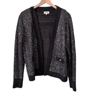 L’Agence Jinny Sequin Cardigan Size XXL